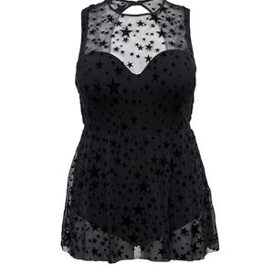 torrid Swim - 1X Full Bra Cup DD/DDD Torrid Star Mesh Swimsuit torrid Swim - 1X Full Bra Cup DD/DDD Torrid Star Mesh Swimsuit